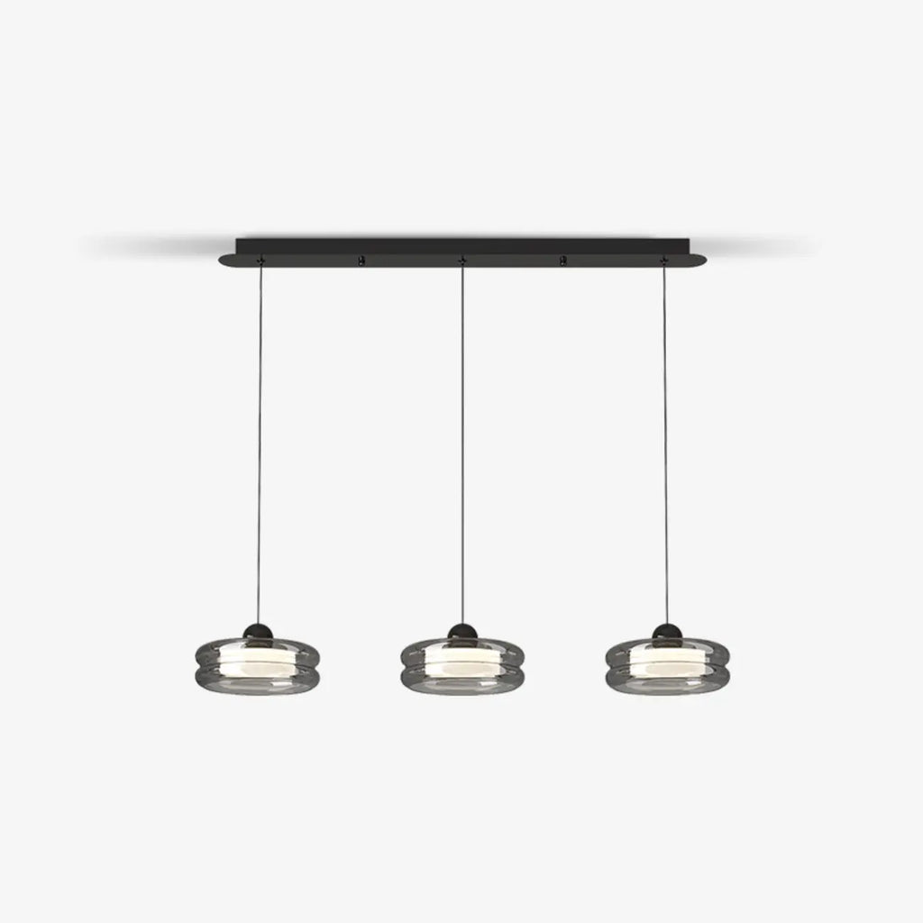 Suspension LED moderne à 3 niveaux de gradation pour îlot de cuisine