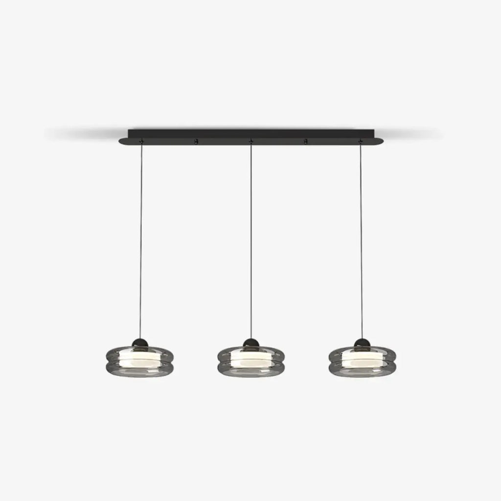 Suspension LED moderne à 3 niveaux de gradation pour îlot de cuisine