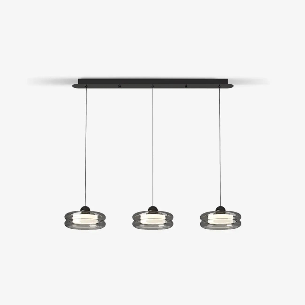 Suspension LED moderne à 3 niveaux de gradation pour îlot de cuisine