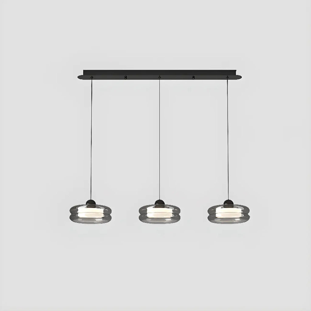 Suspension LED moderne à 3 niveaux de gradation pour îlot de cuisine
