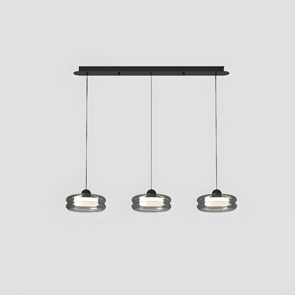 Suspension LED moderne à 3 niveaux de gradation pour îlot de cuisine