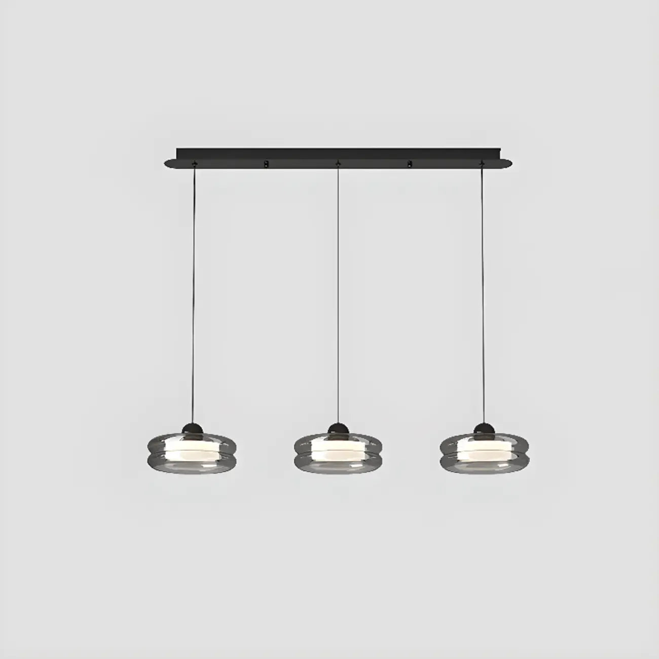Suspension LED moderne à 3 niveaux de gradation pour îlot de cuisine