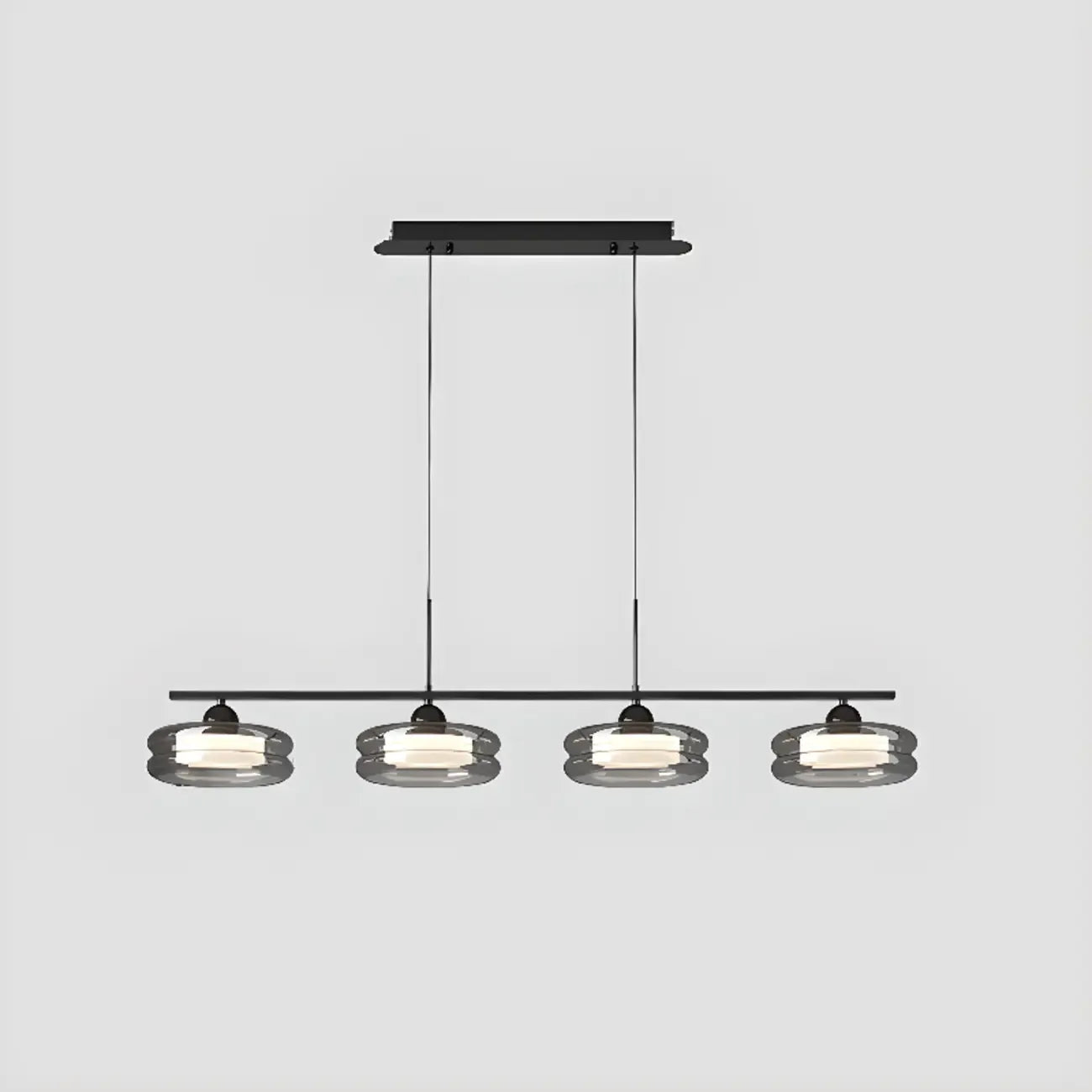 Suspension LED moderne à 3 niveaux de gradation pour îlot de cuisine