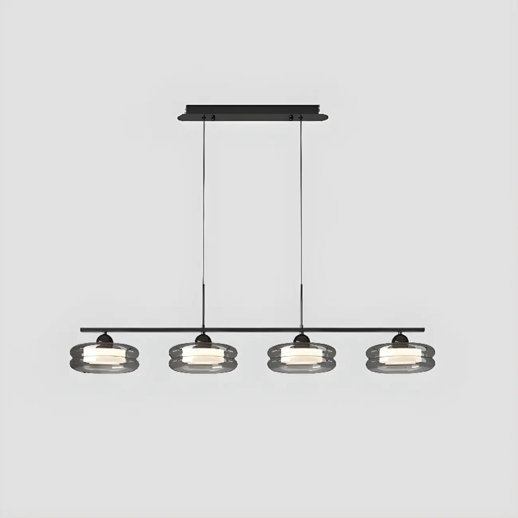 Suspension LED moderne à 3 niveaux de gradation pour îlot de cuisine
