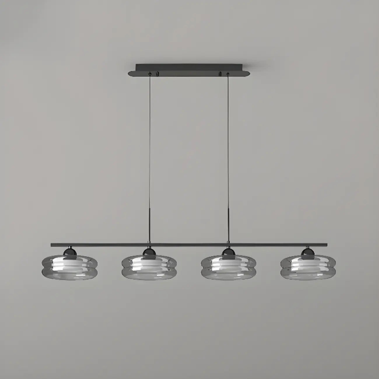 Suspension LED moderne à 3 niveaux de gradation pour îlot de cuisine