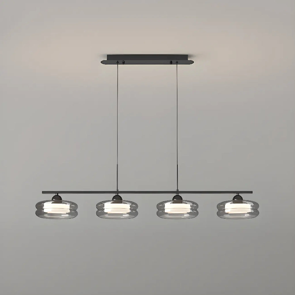 Suspension LED moderne à 3 niveaux de gradation pour îlot de cuisine