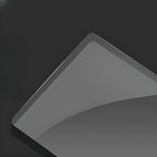Vitrine moderne en verre noir transparent avec éclairage LED réglable