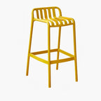 Tabouret de bar minimaliste en plastique pour intérieur et extérieur
