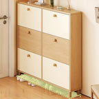 Meuble à chaussures vertical en bois pour entrée