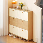 Meuble à chaussures vertical en bois pour entrée