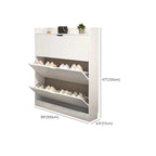 Meuble à chaussures vertical en bois pour entrée