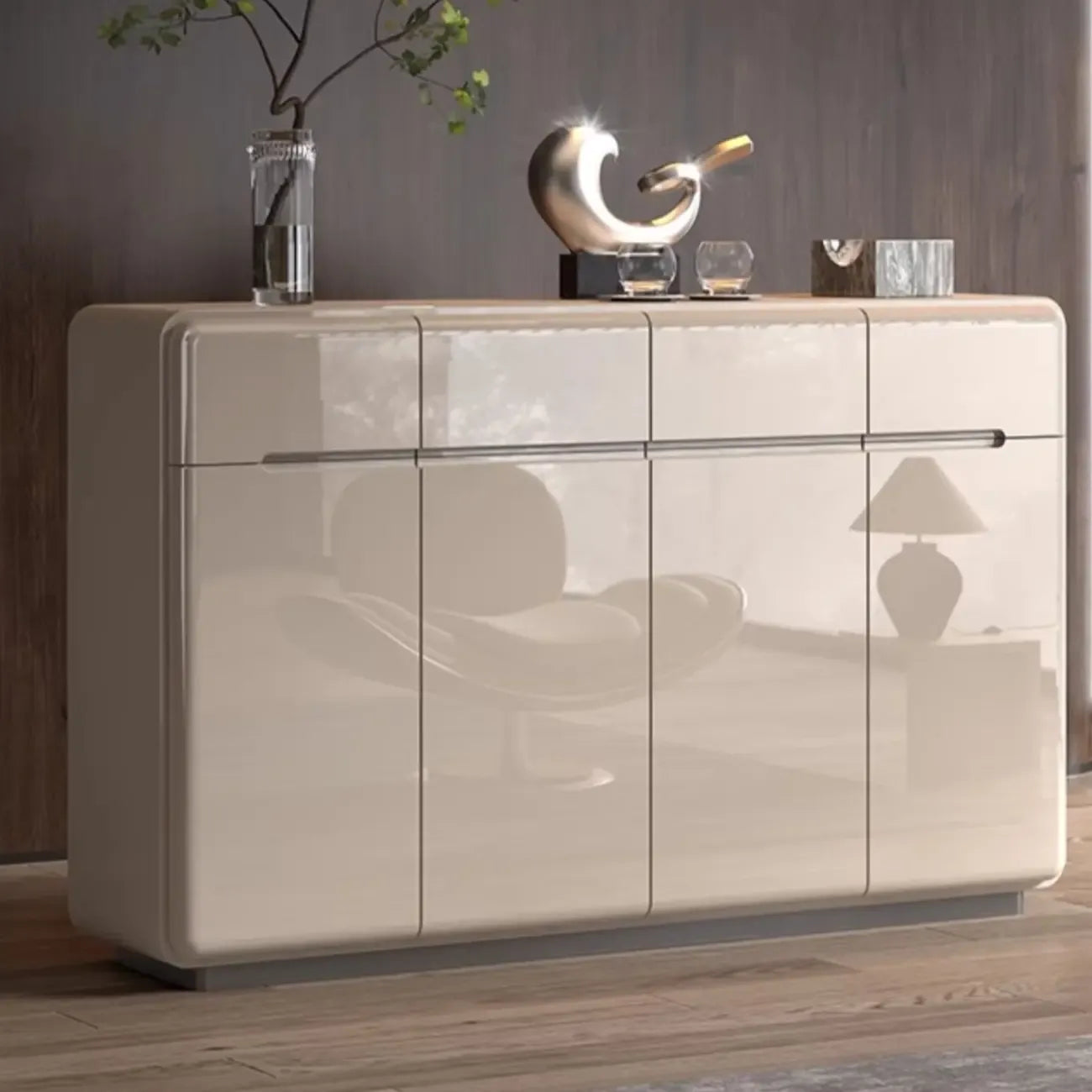 Meuble à chaussures en bois blanc crème avec tiroir pour entrée