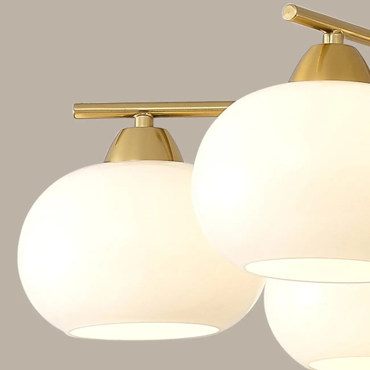 Lustre moderne en verre blanc cylindrique pour salon
