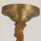 Lustre classique doré en verre globe, hauteur réglable