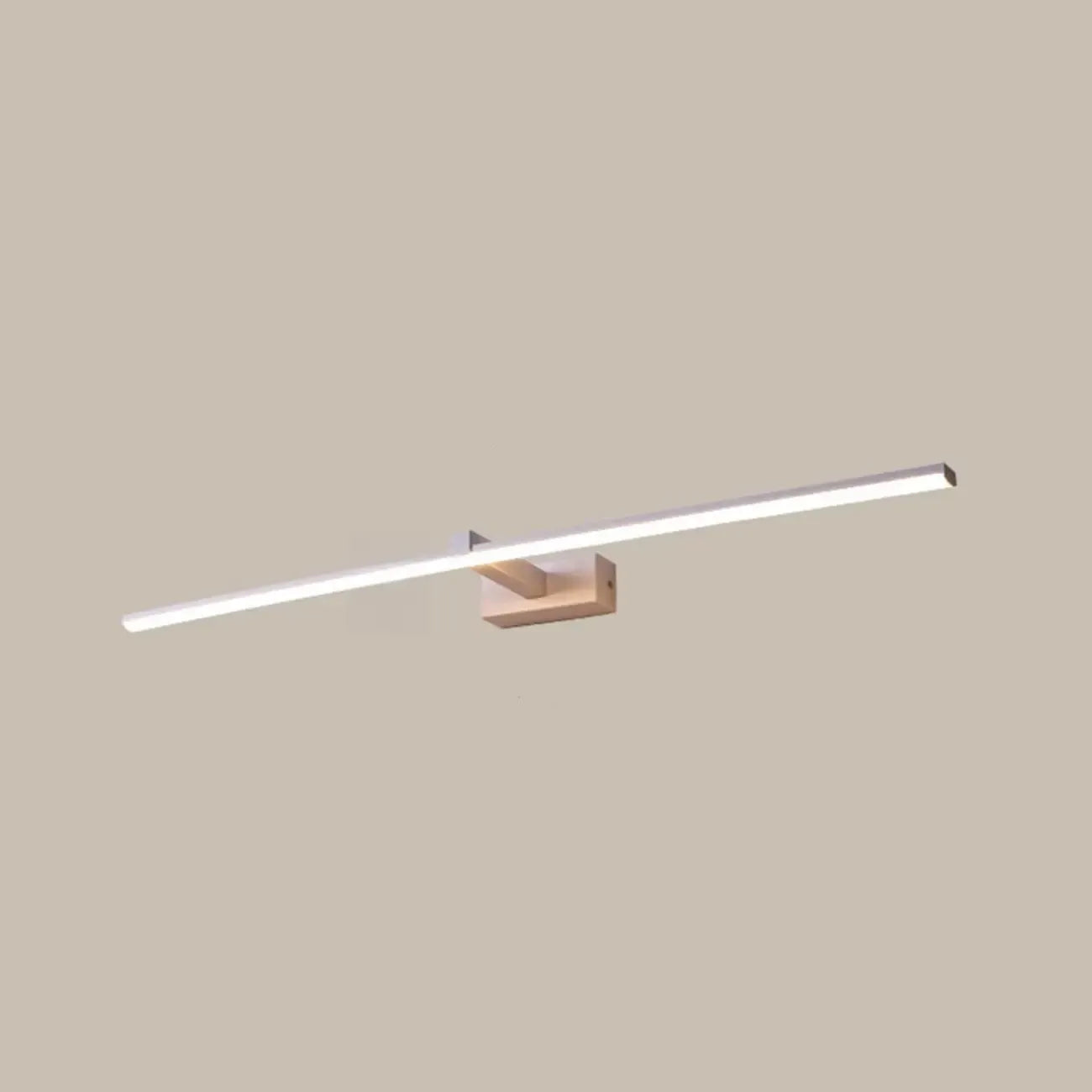 Applique murale minimaliste et linéaire à LED avec lumière naturelle