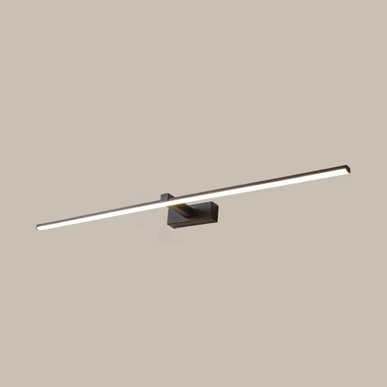 Applique murale minimaliste et linéaire à LED avec lumière naturelle