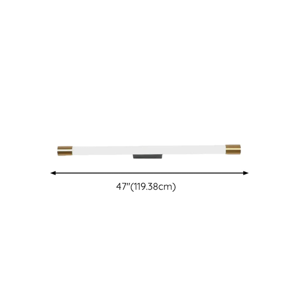 Applique murale LED cylindrique minimaliste avec couvercle en PMMA