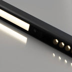 Lampadario a sospensione lineare regolabile a 3 luci naturali per aree moderne