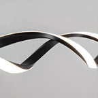 Suspension LED linéaire moderne en métal pour îlot de cuisine