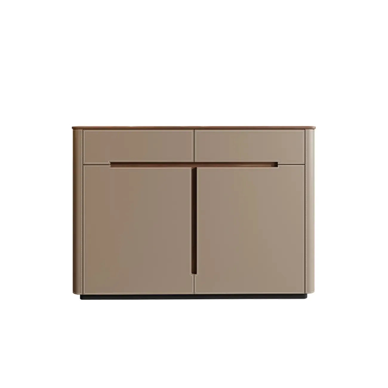 Meuble à chaussures tendance en bois beige avec tiroirs pour entrée
