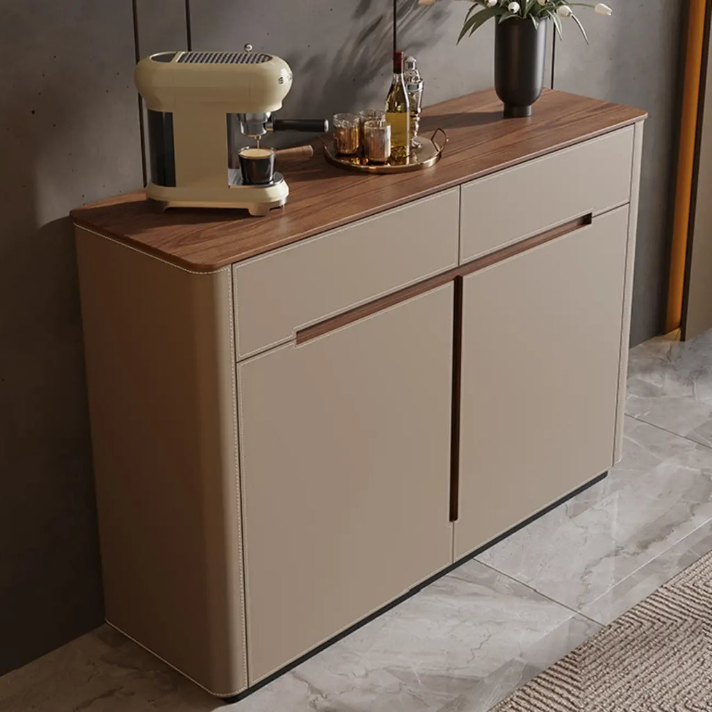 Meuble à chaussures tendance en bois beige avec tiroirs pour entrée