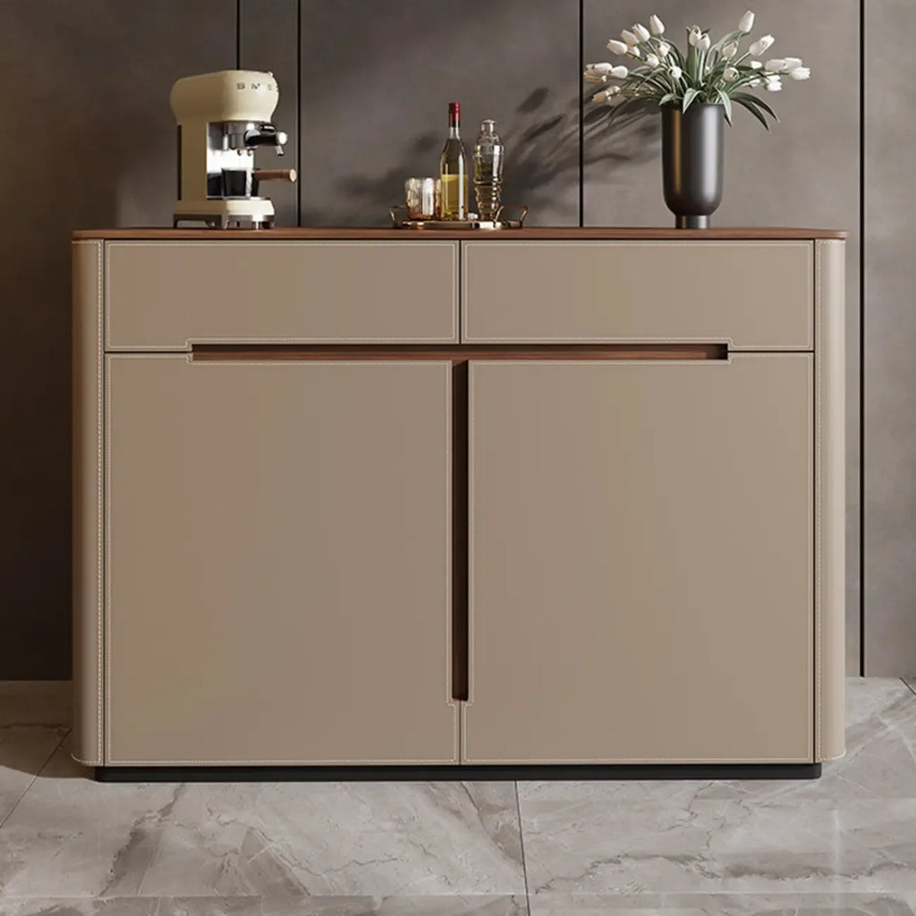 Meuble à chaussures tendance en bois beige avec tiroirs pour entrée