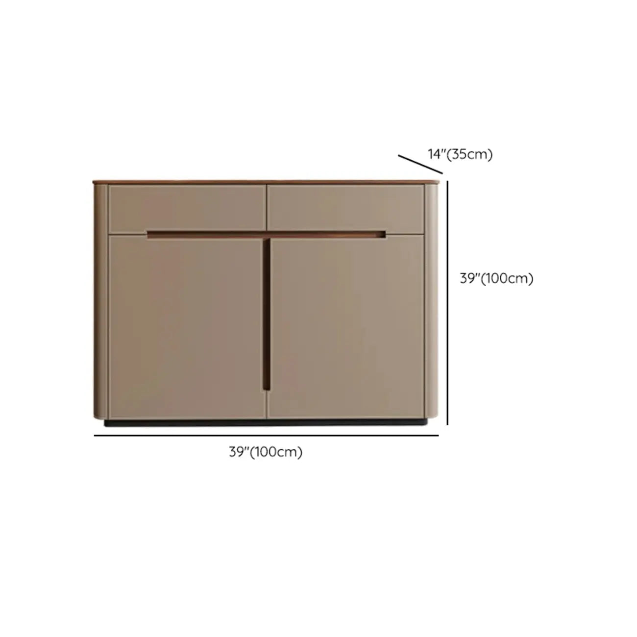 Meuble à chaussures tendance en bois beige avec tiroirs pour entrée