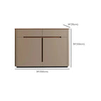 Meuble à chaussures tendance en bois beige avec tiroirs pour entrée