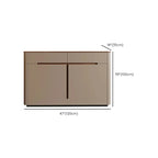 Meuble à chaussures tendance en bois beige avec tiroirs pour entrée