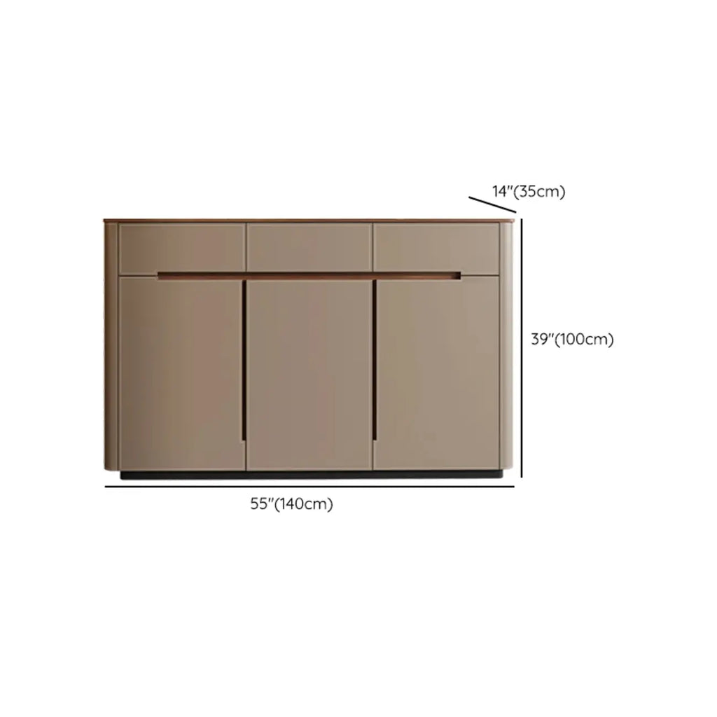 Meuble à chaussures tendance en bois beige avec tiroirs pour entrée