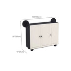 Meuble à chaussures en métal noir avec étagères réglables