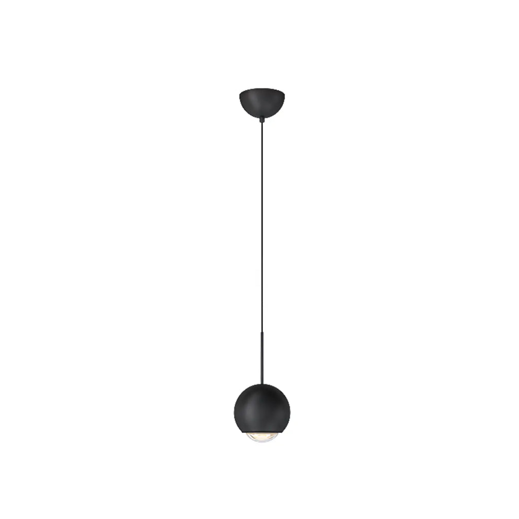 Suspension LED moderne à intensité variable en forme de globe pour chambre à coucher