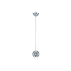 Suspension LED moderne à intensité variable en forme de globe pour chambre à coucher