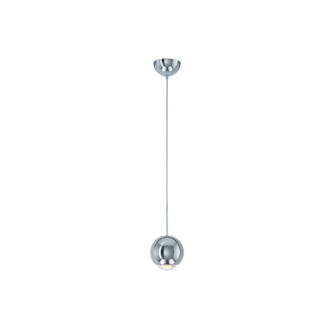 Suspension LED moderne à intensité variable en forme de globe pour chambre à coucher