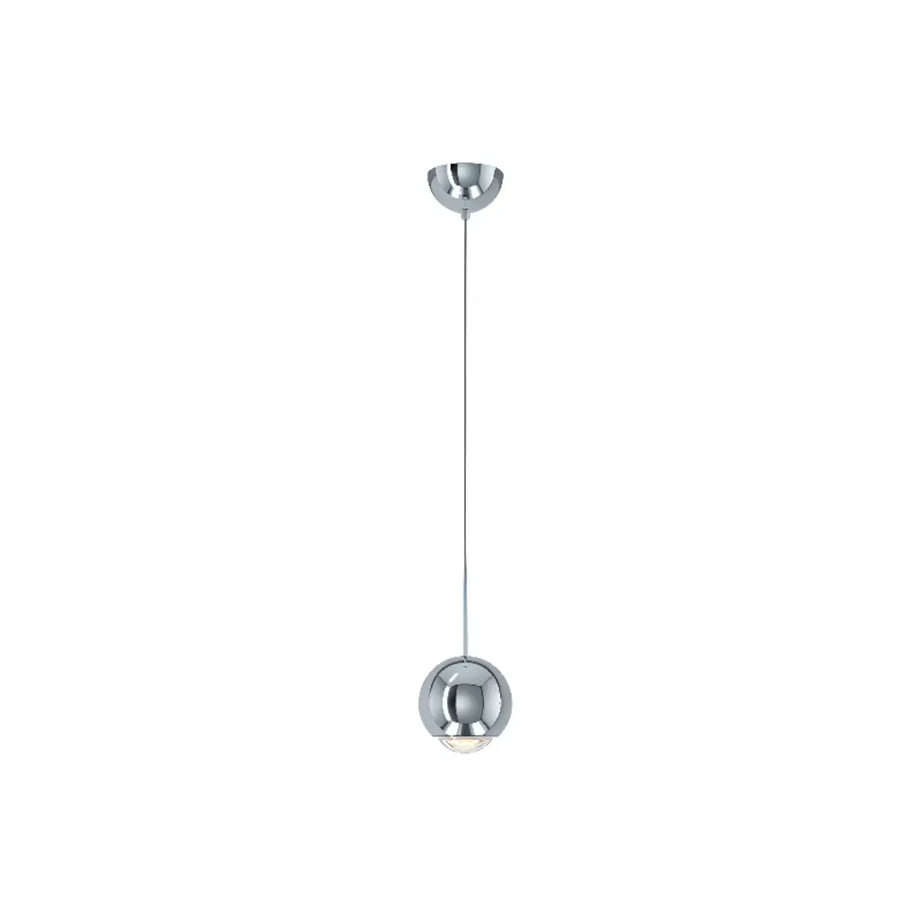 Suspension LED moderne à intensité variable en forme de globe pour chambre à coucher