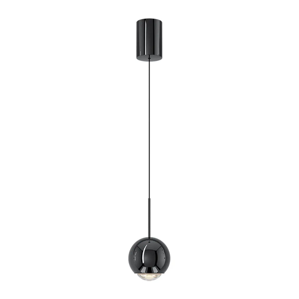 Suspension LED moderne à intensité variable en forme de globe pour chambre à coucher
