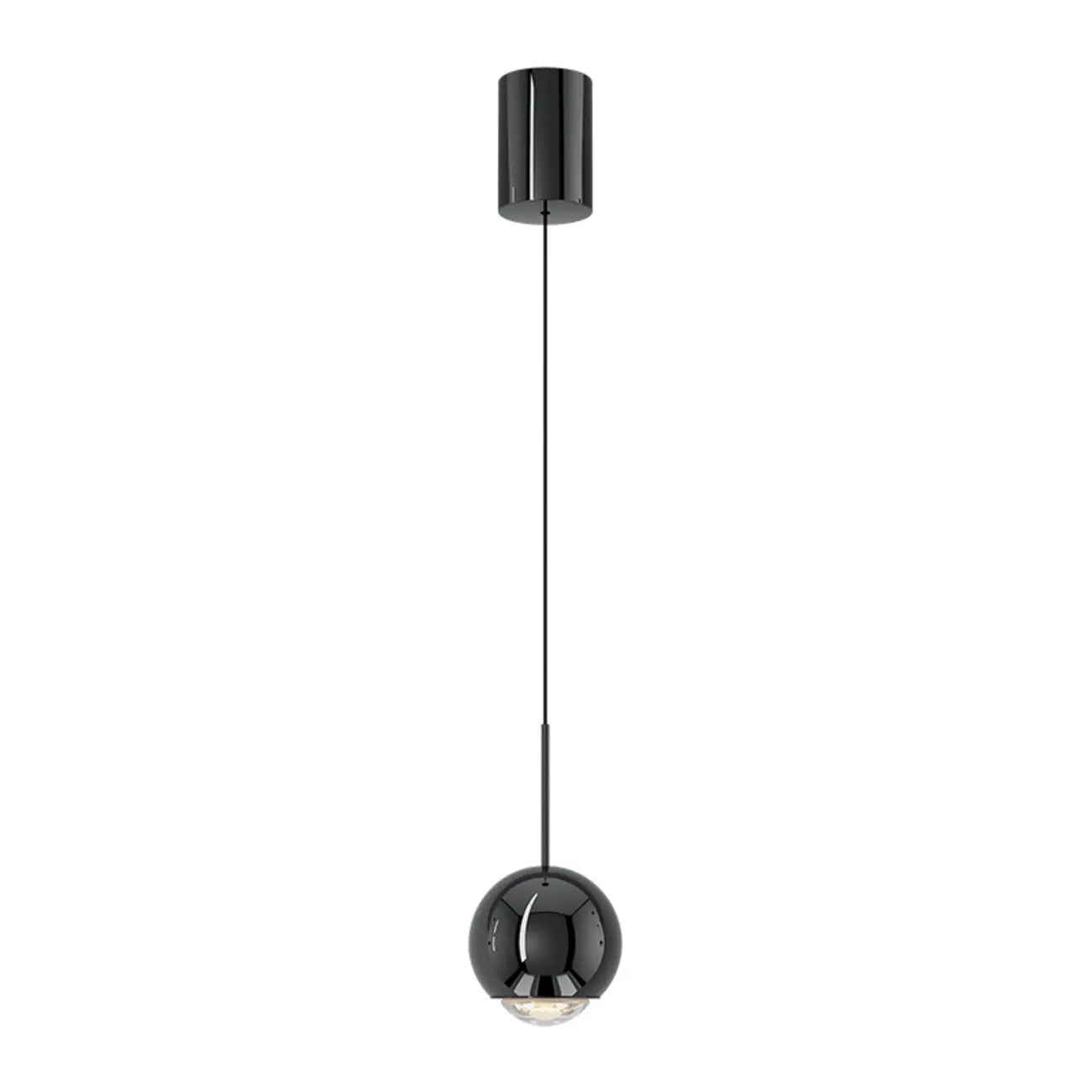 Suspension LED moderne à intensité variable en forme de globe pour chambre à coucher