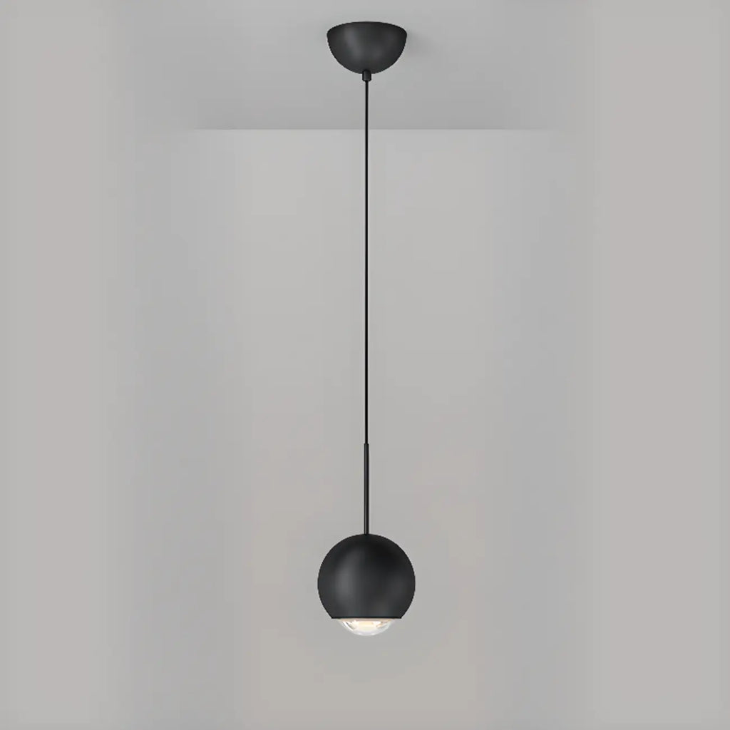 Suspension LED moderne à intensité variable en forme de globe pour chambre à coucher
