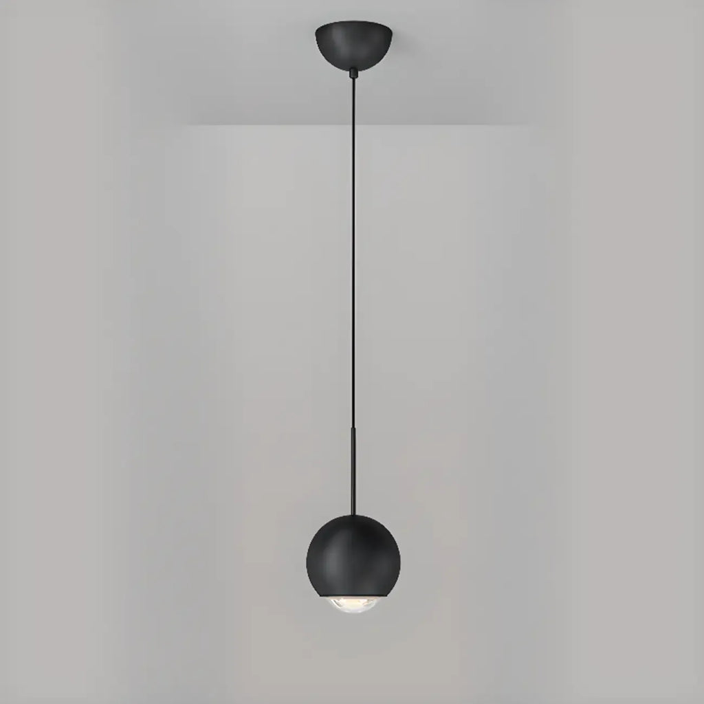 Suspension LED moderne à intensité variable en forme de globe pour chambre à coucher