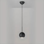 Suspension LED moderne à intensité variable en forme de globe pour chambre à coucher