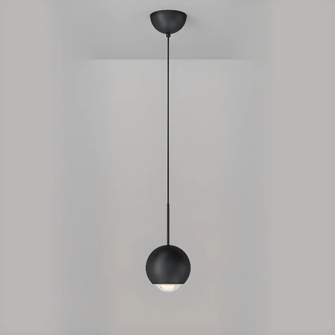 Suspension LED moderne à intensité variable en forme de globe pour chambre à coucher