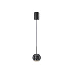 Suspension LED moderne à intensité variable en forme de globe pour chambre à coucher