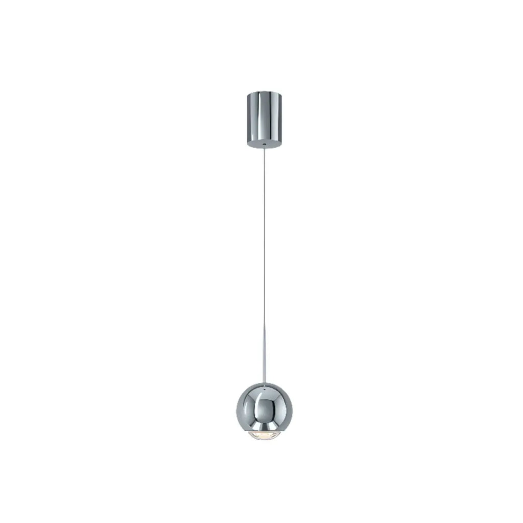 Suspension LED moderne à intensité variable en forme de globe pour chambre à coucher