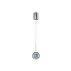 Suspension LED moderne à intensité variable en forme de globe pour chambre à coucher
