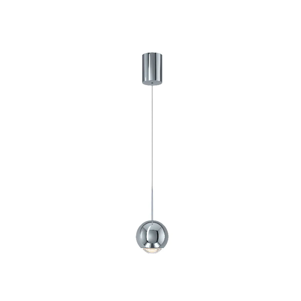 Suspension LED moderne à intensité variable en forme de globe pour chambre à coucher