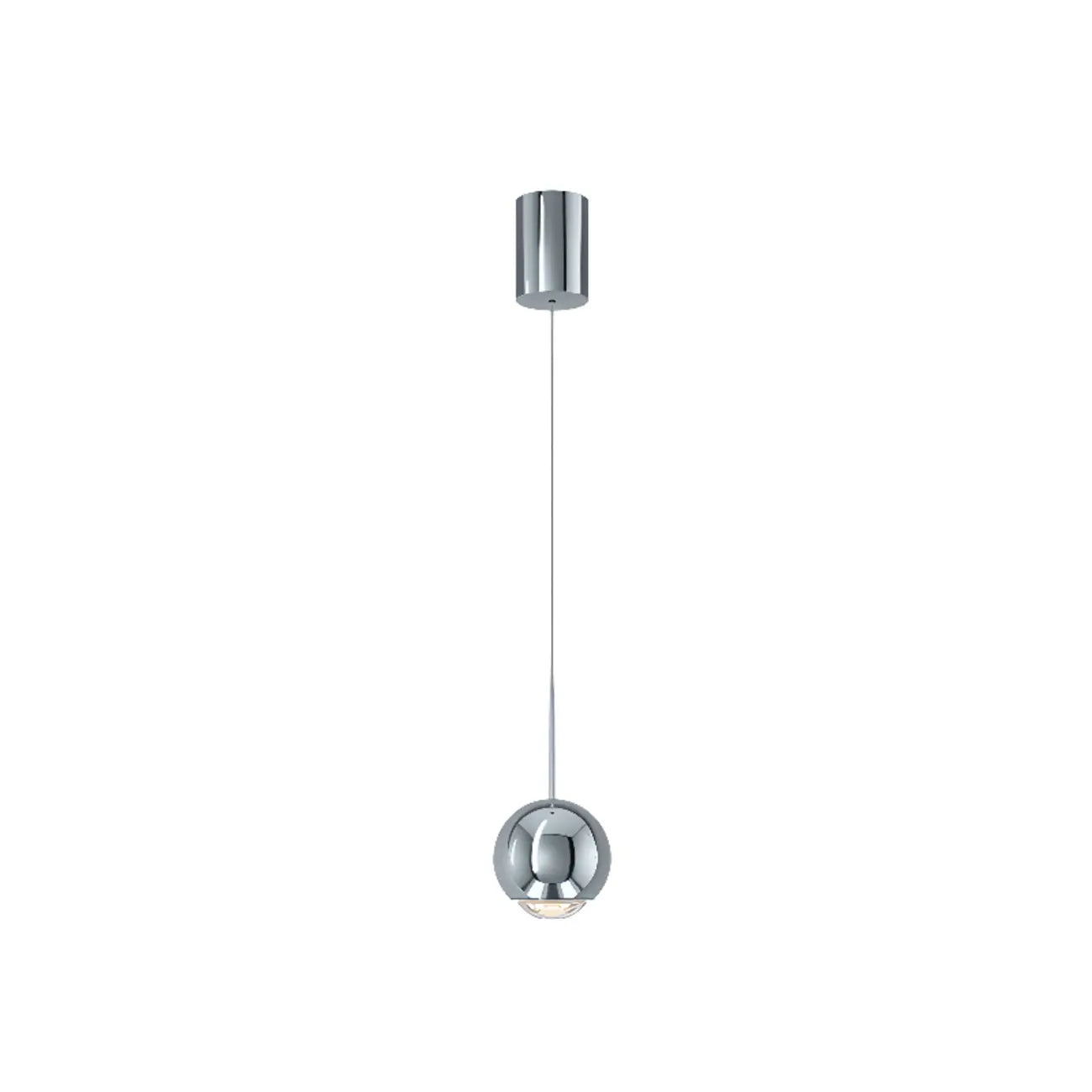 Suspension LED moderne à intensité variable en forme de globe pour chambre à coucher