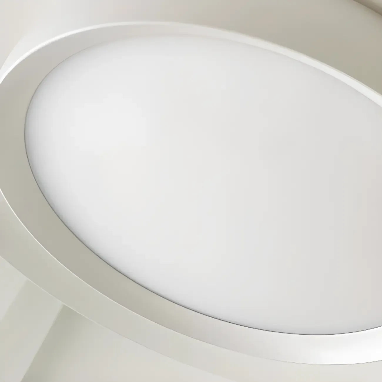 Suspension LED dimmable en métal blanc style grange et noyer