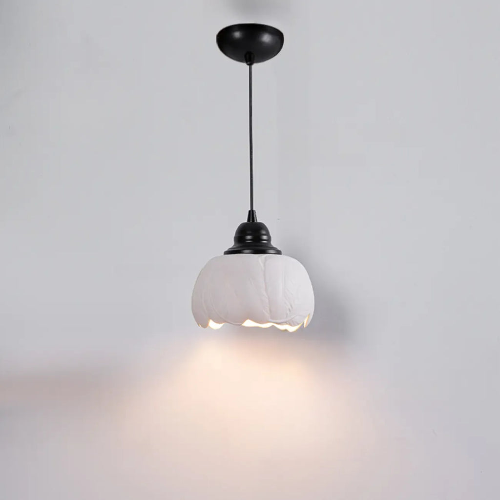 Suspension moderne en céramique blanche, hauteur réglable, pour la cuisine