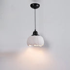 Suspension moderne en céramique blanche, hauteur réglable, pour la cuisine
