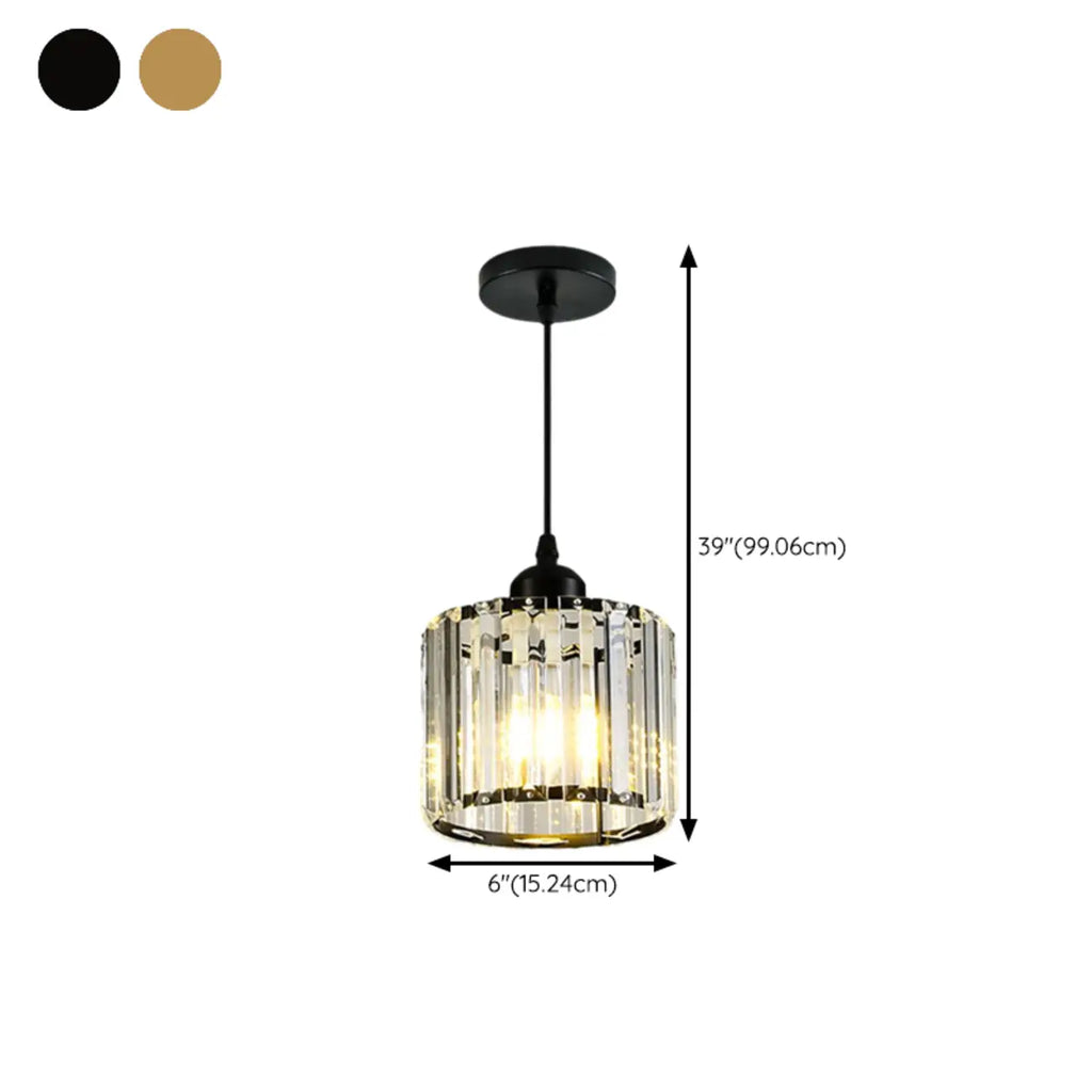 Lampadario a sospensione geometrico Art Déco in metallo dorato e cristallo